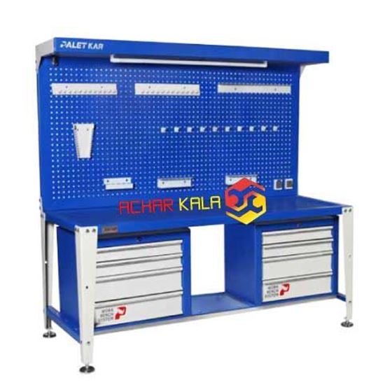 تصویر میز کار صنعتی پالت کار کد D-1810-L